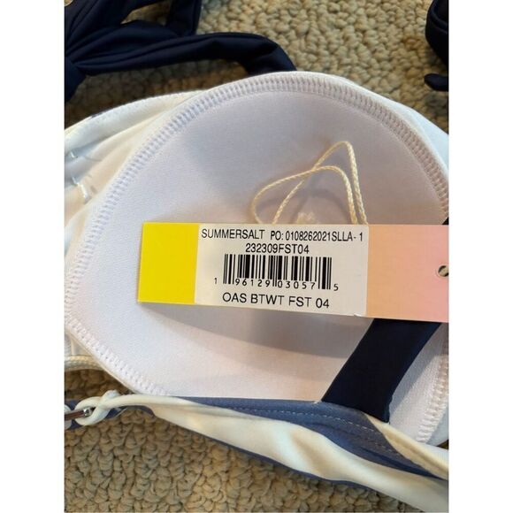 NWT summersalt The Tie Oasis Bikini Top - Picture 6 of 6